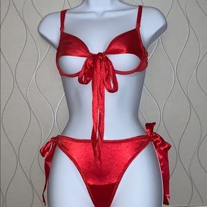 Sexy Tie Ribbon Valentine’s Day Lingerie Set